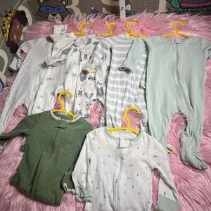 Adorable Baby Zip-Up Sleepers Collection